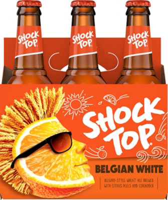 Shock Top Belgian White Wheat Beer Bottles - 6-12 Fl. Oz. - Image 2