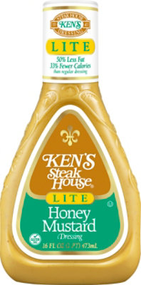 Kens Steak House Dressing Lite Honey Mustard - 16 Fl. Oz. - Image 2