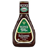 Kens Steak House Dressing Balsamic with Honey - 16 Fl. Oz. - Image 3