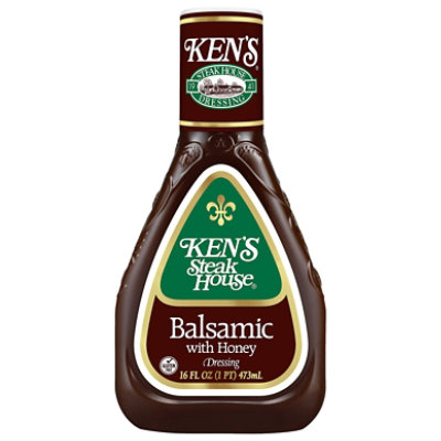 Kens Steak House Dressing Balsamic with Honey - 16 Fl. Oz. - Image 2