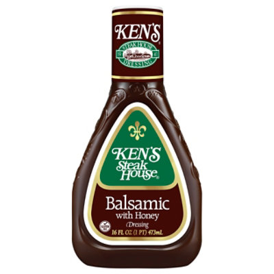 Kens Steak House Dressing Balsamic with Honey - 16 Fl. Oz.