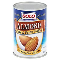 SOLO Cake & Pastry Filling Almond - 12.5 Oz - Image 1