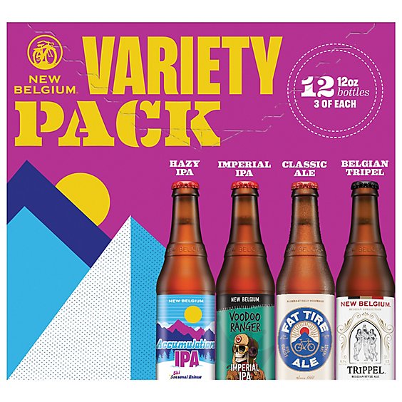 New Belgium Variety Pack Bottle - 12-12 Fl. Oz.