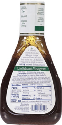 Kens Steak House Dressing Lite Balsamic Vinaigrette - 16 Fl. Oz. - Image 6