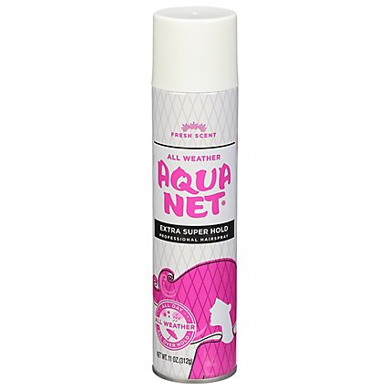 Aqua Net Fresh Scent Extra Super Hold Hairspray - 11 Oz - Image 1