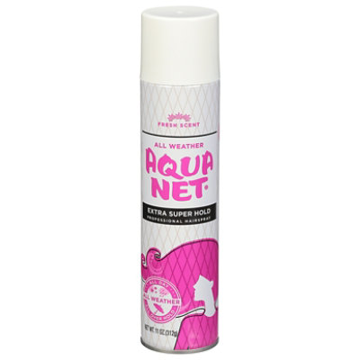 Aqua Net All Weather Extra Super Hold Professional Hairspray Unscented