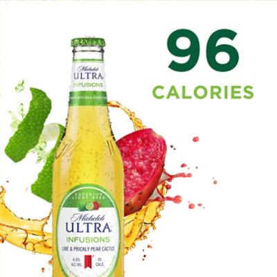 Michelob ULTRA Infusions Lime And Prickly Pear Cactus Light Beer In Bottles - 6-12 Fl. Oz. - Image 4