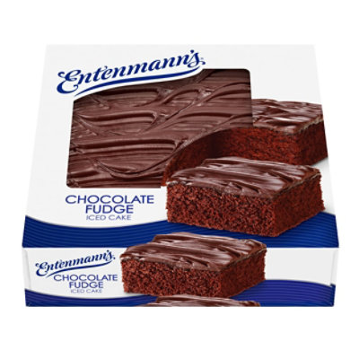 Entenmann's Chocolate Fudge Iced Cake - 19 Oz - Image 1