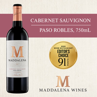 Maddalena Cabernet Sauvignon Wine - 750 Ml - Image 1