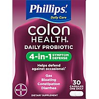 Phillips Colon Health Daily Probiotic Supplement Capsules - 30 Count - Image 2