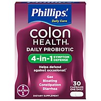 Phillips Colon Health Daily Probiotic Supplement Capsules - 30 Count - Image 1