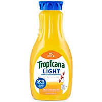 Tropicana Trop50 Orange Juice No Pulp Chilled - 52 Fl. Oz. - Image 1