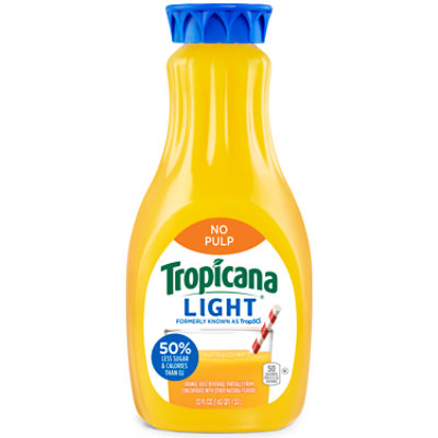 Tropicana Trop50 Orange Juice No Pulp Chilled 52 Fl. Oz. randalls