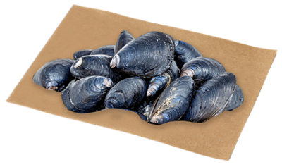  Seafood Service Counter Mussels Blue Eastern Fresh - 1.75 LB 