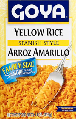 Goya Rice Yellow Spanish Style - 14 Oz - Image 2