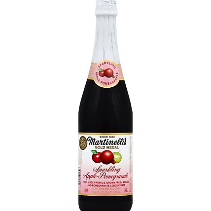 Martinellis Gold Medal Juice Sparkling Apple Pomegranate - 25.4 Fl. Oz. - Image 2