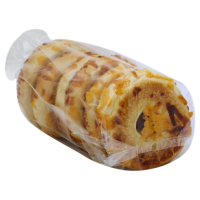 Bakery Better Cheddar Bagels - 6 Count - Image 1