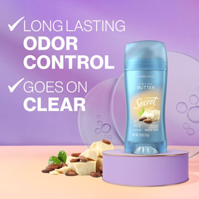 Secret Fresh Invisible Solid Cocoa Butter Antiperspirant and Deodorant - 2.6 Oz - Image 2