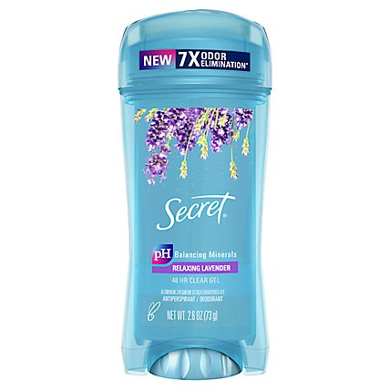 Secret Fresh Relaxing Lavender Clear Gel and Deodorant for Women - 2.6 Oz
