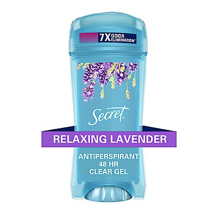 Secret Fresh Relaxing Lavender Clear Gel and Deodorant for Women - 2.6 Oz - Image 1