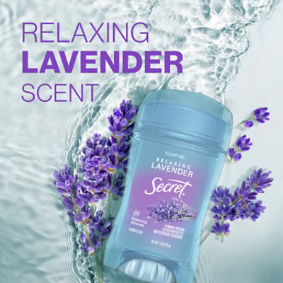 Secret Fresh Relaxing Lavender Clear Gel and Deodorant for Women - 2.6 Oz - Image 5