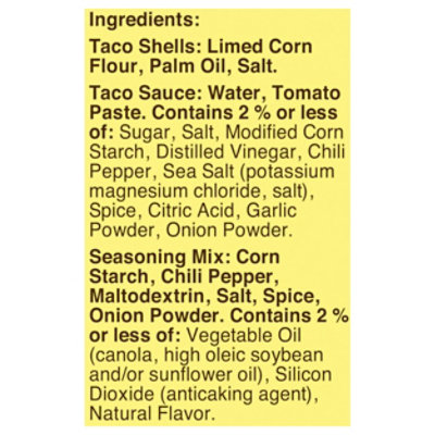 Old El Paso Tortillas Flour Dinner Kit Taco Crunchy Box - 8.8 Oz - Image 4