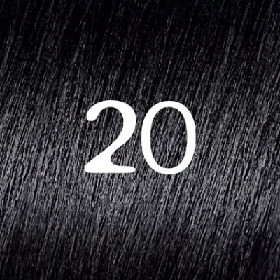 L'Oreal Paris Feria Shimmering Permanent Hair Color 20 Black Leather (Natural Black) Kit - Each - Image 3