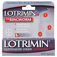 Lotrimin AF Antifungal Cream Clotrimazole For Ringworm - 0.42 Oz - Image 3