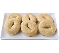 Fresh Baked Sesame Seed Bagels - 6 Count