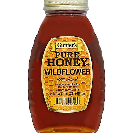 Gunters Honey Pure Wildflower - 16 Oz - Image 2