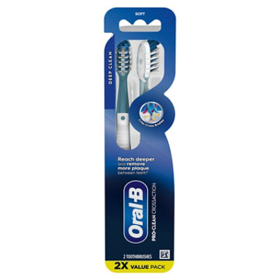 Oral-B CrossAction All In One Toothbrush Soft Value Pack - 2 Count - Image 6