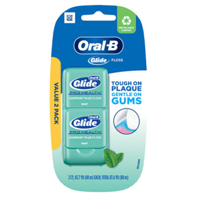 Oral-B Glide Pro-Health Comfort Plus Extra Soft Dental Floss Value Pack - 2 Count