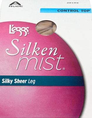 Leggs Control Top Size A Silken Mist Pantyhose - 1 Pair - Image 2