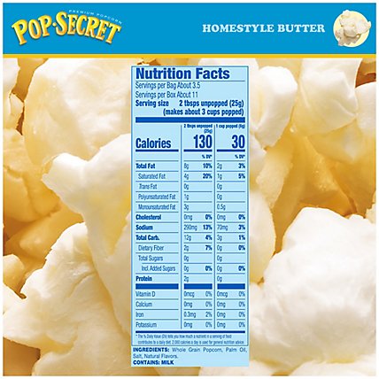 Pop Secret Microwave Popcorn Premium HomeStyle Pop-and-Serve Bags - 3-3.2 Oz - Image 5