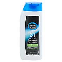Signature Care Shampoo Plus Conditioner 2in1 Dandruff Normal Or Oily Hair - 23.7 Fl. Oz. - Image 3