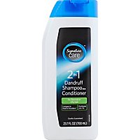 Signature Care Shampoo Plus Conditioner 2in1 Dandruff Normal Or Oily Hair - 23.7 Fl. Oz. - Image 2