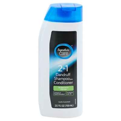 Signature Care Shampoo Plus Conditioner 2in1 Dandruff Normal Or Oily Hair - 23.7 Fl. Oz.