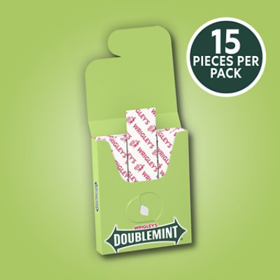 Wrigleys Doublemint Bulk Chewing Gum Value Pack - 3-15 Count - Image 2
