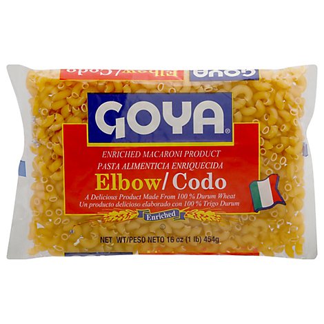 Goya Pasta Enriched Elbow Bag - 16 Oz