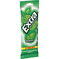 Extra Spearmint Sugar Free Chewing Gum - 3-15 Count - Image 1