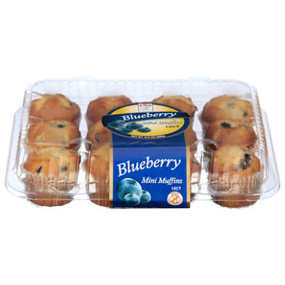 Fresh Baked Mini Blueberry Muffin - 12 Count - Image 3