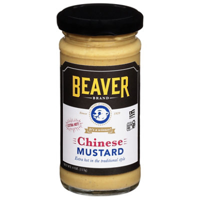 Beaver Brand Mustard Chinese Extra Hot - 4 Oz - Image 1