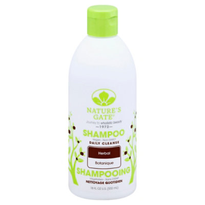 Natures Gate Shampoo Daily Cleanse Herbal 18 Fl. Oz. Albertsons