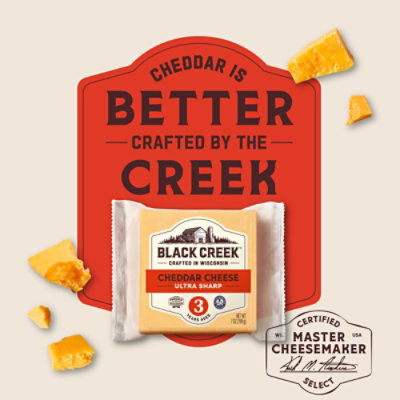 Black Creek Cheese Cheddar Sharp Aged 3 Years - 7 Oz - Image 2