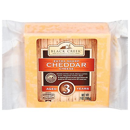 Black Creek Cheese Cheddar Sharp Aged 3 Years - 7 Oz - Image 2