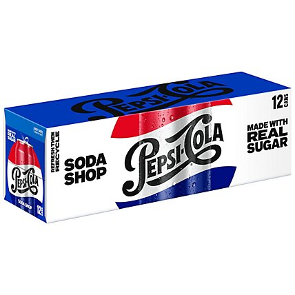 Pepsi Soda Throwback - 12-12 Fl. Oz. - Image 1