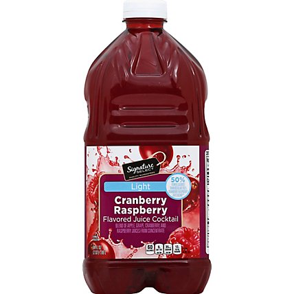 Signature SELECT Juice Light Cranberry Raspberry - 64 Fl. Oz. - Image 2