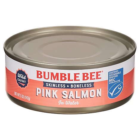Bumble Bee Salmon Pink Skinless & Boneless Tuna Style in Water - 5 Oz