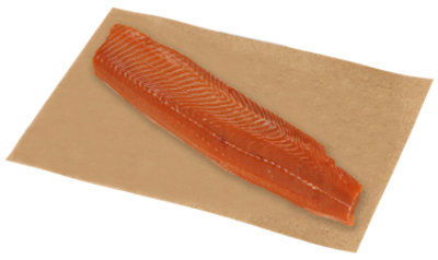 Seafood Counter Fish Salmon Sockeye Alaskan Fillet Wild Previously Frozen - 1.00 Lb