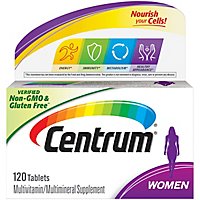 Centrum Multivitamin Multimineral Supplement Ultra Womens Tablets - 100 Count - Image 2